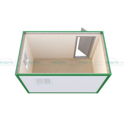 Дачный блок-контейнер с двумя окнами Эконом